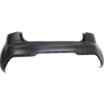 Replacement Bumper Cover Primed, Rear, 1-year unlimited-mileage warranty REPK760144P