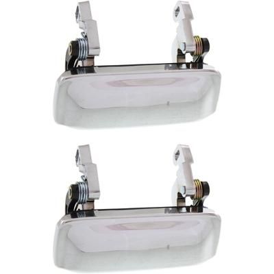 Replacement Exterior Door Handle Metal Chrome, Front, Driver & Passenger Side, 1-year unlimited-mileage warranty SETREPM462506C-2