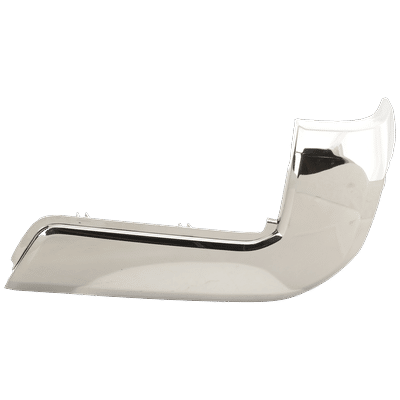 Replacement Bumper End Plastic Chrome, Rear, Passenger Side, 1-year unlimited-mileage warranty REPT761139