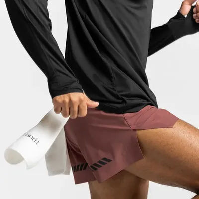 Sports Shorts Men Pockets Men's Gym Shorts Stretch Fitness Quick-drying Loose Sportswear Man Running Accessories Workout Clothes