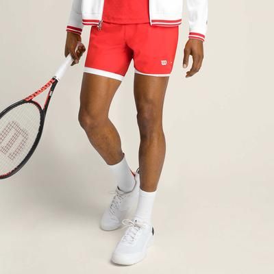 Wilson Tournament Short v2 5" Unlined Men's Tennis Apparel Infrared