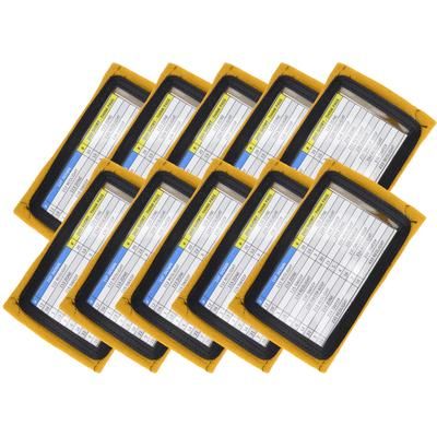 Sports Unlimited Adult Football Triple Wrist Coach (10 Pack) Yellow
