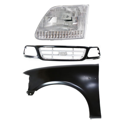 Replacement Fender Steel Primed, Front, Driver Side, 1-year unlimited-mileage warranty KIT-022423-92502