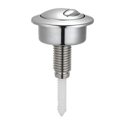 TEMU 1pc Polyvinyl Chloride Toilet Flush Button, Wall-mounted Push-type Flush Handle For Bathroom