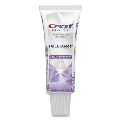 Crest 3D White Brilliance Advanced Whitening Technology + Advanced Stain Protection Toothpaste, 0.85 oz Tube, 72/Carton (PGC06623)