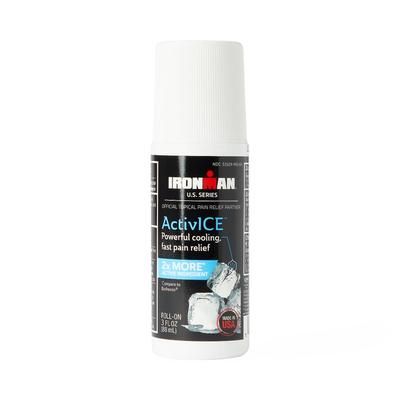 Medline Ironman ActivICE Topical Pain Reliever, 3 oz. Roll-On Tube, 24/CS (MDSAICEROLLR)