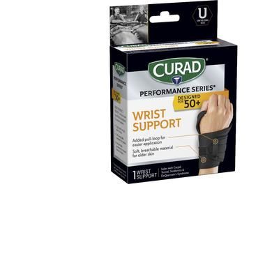 Curad Universal Wraparound Wrist Support with Microban, Senior, 4/CS (CURSR19810D)