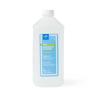 Medline 70% Isopropyl Rubbing Alcohol, 32 oz., 12/CS (MDS098017)