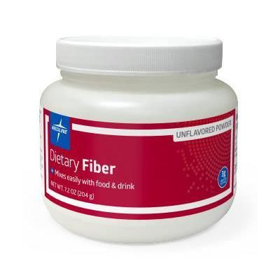 Medline Fiber Powder, 7.2 oz. Jar, 6/CS (ENT32309)