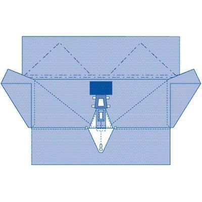 Medline Lithotomy Drape, 109" x 97-1/2" x 100" (277 x 248 x 254 cm), 20/CS (SPT-3595SCS)