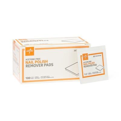 Medline Nail Polish Remover Pads, 1000/CS (MDS090780)