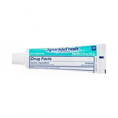 Medline SparkleFresh Toothpaste, 2.75 oz., 144/CS (NONTP275I)
