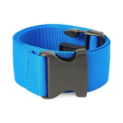 Medline Polypropylene Gait Belt with Plastic Buckle, 60", Blue, 1 EA (MDT821206BLU)