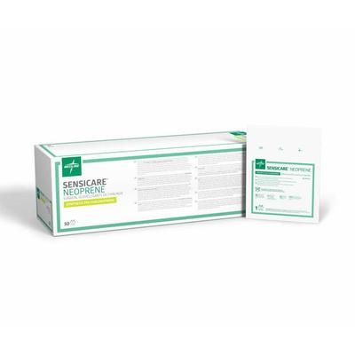 Medline SensiCare Neoprene Surgical Gloves, Size 6.5, 50/BX (MSG6365Z)