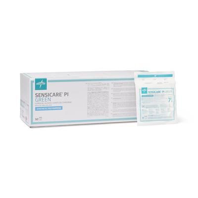 Medline SensiCare PI Green Powder-Free Surgical Gloves, Size 7.5, 200/CS (MSG9275)