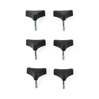 Medline Triangular Hand Knobs for Super-Light Rollator, 4/ST (MDS86825SLKB)