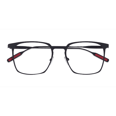 Male s square Black Metal Prescription eyeglasses - Eyebuydirect s Williams