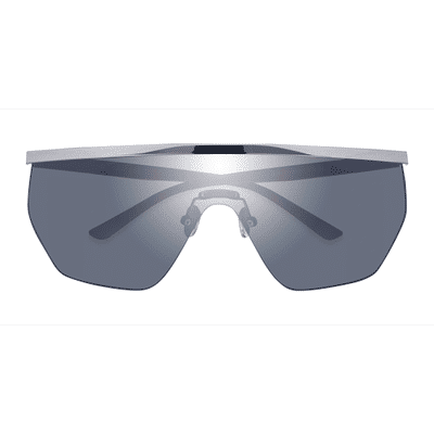 Unisex s geometric Silver Metal,Plastic Prescription sunglasses - Eyebuydirect s Murray