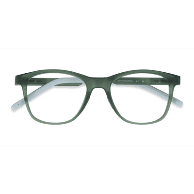 Unisex s square Green Plastic Prescription eyeglasses - Eyebuydirect s Vonn