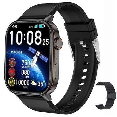 iMosi QX17 Orologio intelligente 2.01 pollice Orologio da Corsa Fitness Smartwatch Bluetooth Contapassi Promemoria chiamata Monitoraggio del sonno Compatibile con Android iOS Da donna Da uomo GPS