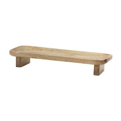 Mango Wood Tray (Set of 2) by Melrose in Brown
