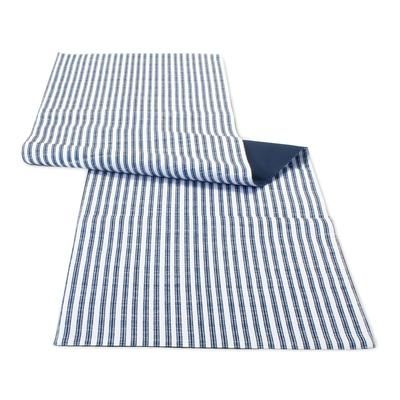 Table Runner 70"L x 15"W Polyester by Melrose in Blue/white