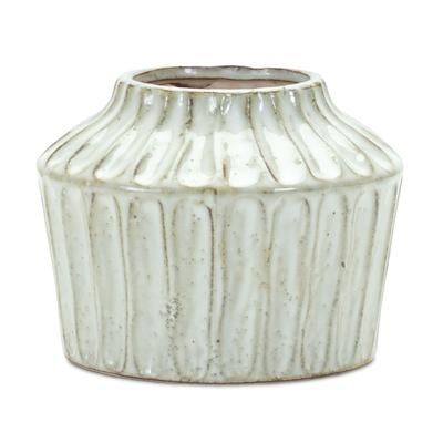Vase 5"H Terra Cotta by Melrose in Beige/brown