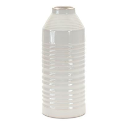 Vase 14"H Terra Cotta by Melrose in White