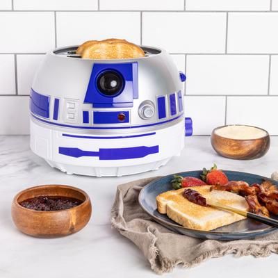 Star Wars R2D2 Deluxe Toaster by UNCANNY BRANDS in Silver (Size 10")