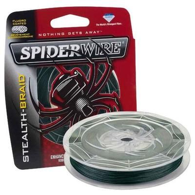 Spiderwire Stealth Braided Fishing Line - Moss Green