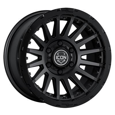 ICON Vehicle Dynamics Wheel Aluminum Satin Black, Lifetime Limited Warranty - 2-year Poweder Coat Finish ICNWH23617859057SB
