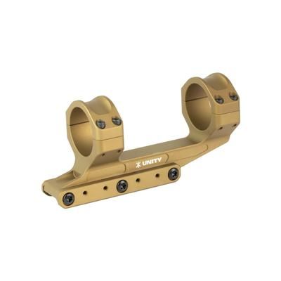 Unity Tactical REKE Scope Mount 34mm 1.54in Height Fits Picatinny Anodized Finish Flat Dark Earth RKE-S34154F