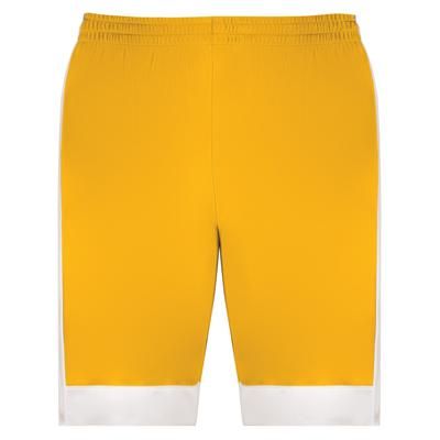 Augusta Sportswear 6889 Match-Up Basketball Shorts in Gold/White size XL | Polyester