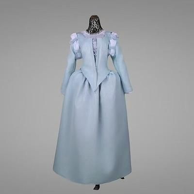 Retrò Vintage Medievale Rinascimento Vestito Abito da Ballo Principessa Elfico Costume Per donna Celtico Fantasia Reale Halloween Carnevale Feste Performance LARP Adulti Vestito