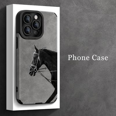 TEMU War Horse Mobile Phone Case For Iphone 16/16pro/16promax/16plus/15/15plus/15pro/15promax, 14/14plus/14pro/14promax, 13/13pro/13promax, 12/12pro/12promax, 11/11pro/11proamx, 7/8plus, Xr/xs/xsmax
