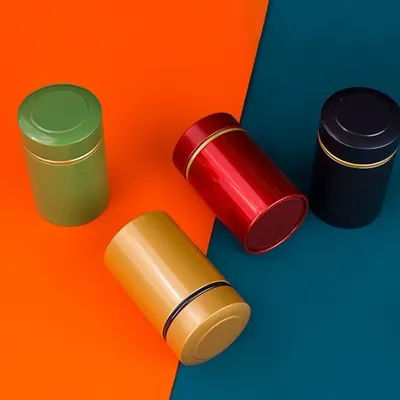 Boîte à thé durable avec odeur de vert, 18 feuilles de thé sèches, haute qualité, nouveau récipient à thé