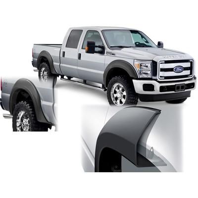 Bushwacker Fender Flares Plastic Black Extend-A-Fender Series, Front & Rear, Driver Passenger Side, Lifetime limited warranty 20902-01