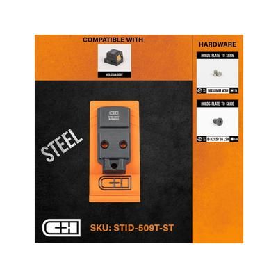 C&H Precision Weapons Optics Adapter Plate Staccato Duo Low Witness Holosun 509T STID-509T-ST