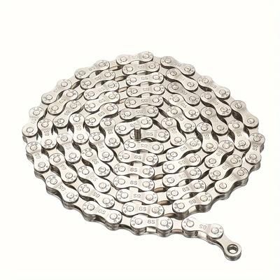 TEMU Vxm Bike Chain Link - 116 Sections, Fits 6/7/8 , Steel, Compatible With Mountain & Road Bikes