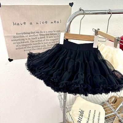 Gonna a cerchio Tutu Sottogonna Anni 1950 Retrò Vintage Bambini Ragazze Mascherata Abbigliamento da sera Cocktail party Tè Vestirsi