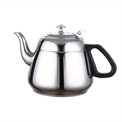 TEMU 1.2l/1.5l/2.0l Stainless Steel Teapot With Tea Infuser - Coffee Kettle For Home, Office, Or Restaurant Use, Tea Kettle