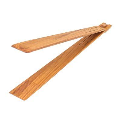 Amiable Host,'Hand Crafted Teak Wood Tongs from Thailand'