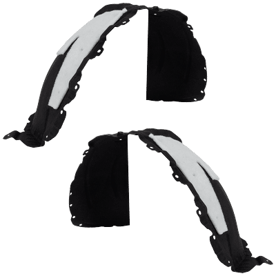 Replacement Fender Liner, Front, Driver & Passenger Side, 1-year unlimited-mileage warranty SET-RF22210079Q