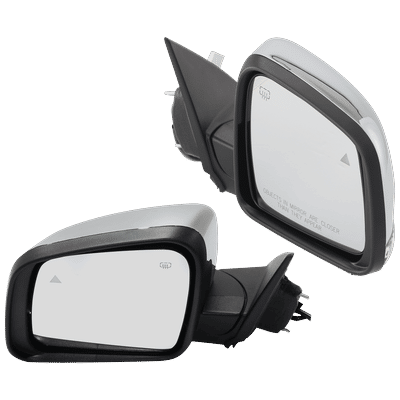 JC Whitney Mirror Chrome, Driver & Passenger Side, 1-year limited warranty SET-JDG123CR-S