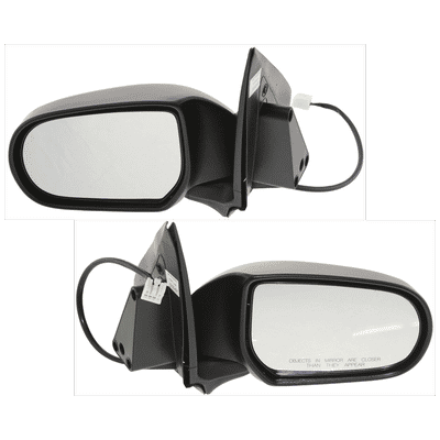 JC Whitney Mirror Textured Black, Driver & Passenger Side, 1-year limited warranty SET-JFD64ER