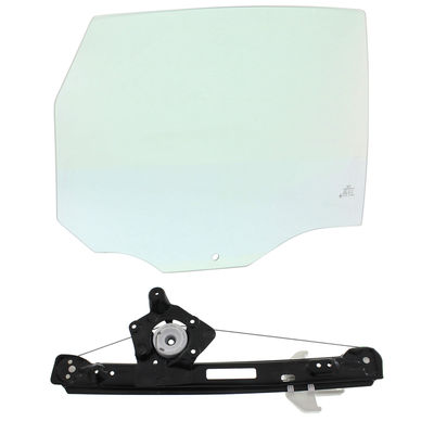 JC Whitney Door Glass, Rear, Passenger Side, 1-year unlimited-mileage warranty KIT-J070117-57