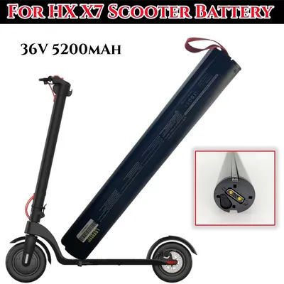 HX X7 Electric Scooter Original Battery 36V 5200mAH 18650 10S2P Replacement Battery