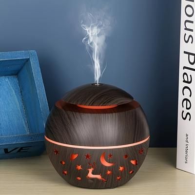 TEMU Portable & Lightweight For Office, Bedroom, Living Room - Plastic Material, Ideal For Meetings & Home Use, Quiet Room Mist | Decorative Humidifier | Plastic Humidifier