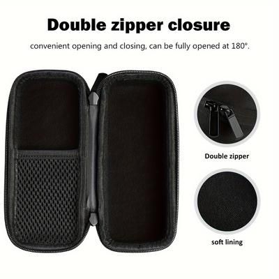 TEMU Shockproof Travel Case For Electric Trimmer & Shaver - Durable Organizer Bag, Fits Qp2520/qp2530/qp2620/qp2630 Models, Black