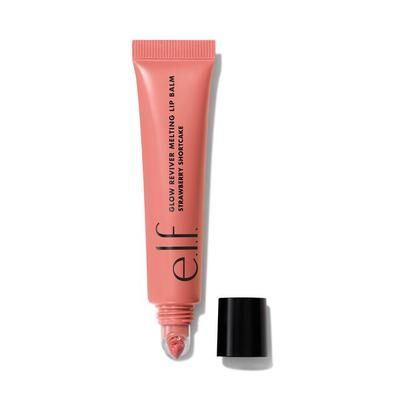 e.l.f. Cosmetics Glow Reviver Melting Lip Balm In Strawberry Shortcake - Vegan and Cruelty-Free Makeup